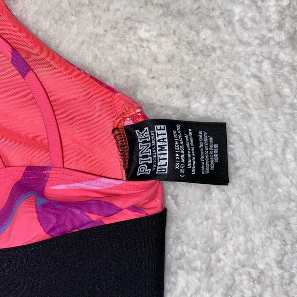 Vs Pink Ultimate Strappy Racerback Sports Bra - Picture 5 of 6